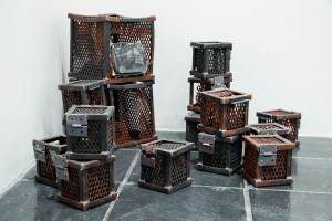 A digital photography of artwork created by the 2015 MFA graduating class at Columbus College of Art and Design by Columbus, Ohio photographer Stephen Takacs.